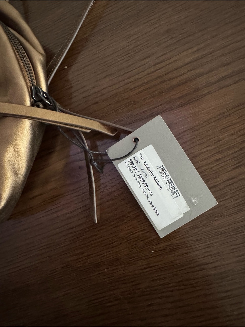 Liebeskind Metallic Bronze Mini Backpack - Picture 4 of 4